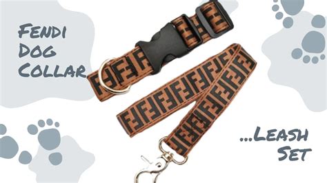 fendi cat collar|fendi dog leash.